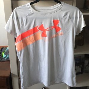 Under Armour Girls' UA Solid Logo Tee